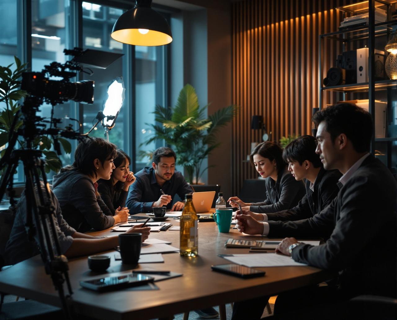 皮特影视公司办公环境
